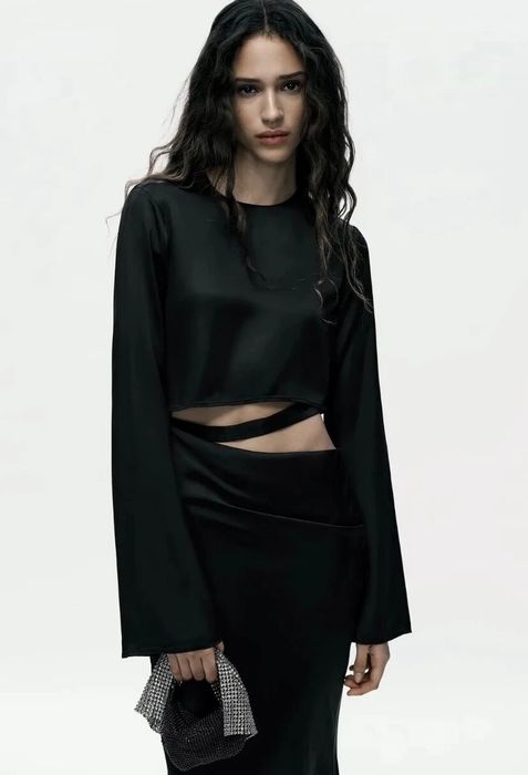 Rochie satinata Zara limited edition