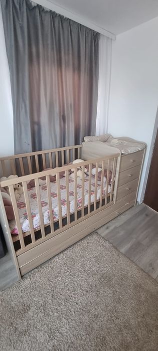 Pătut bebe cu saltea