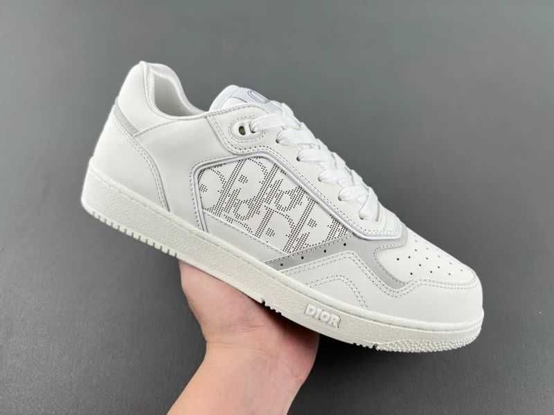 Dior B27 Low-Top White Calfskin