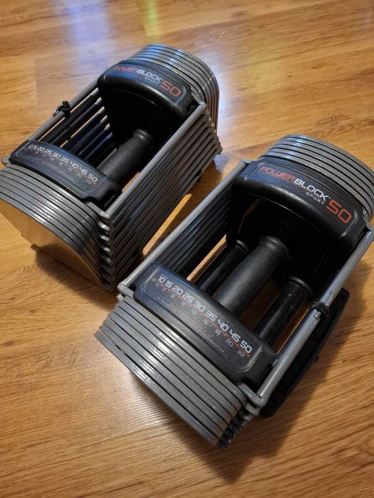 Регулируеми дъмбели PowerBlock Sport 50 – комплект (2 бр.)