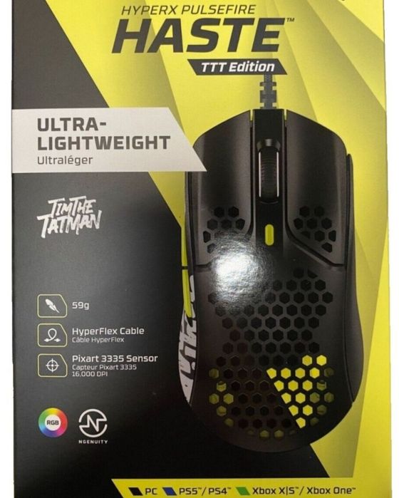 Hyperx Pulsefire Haste Black TTT мышка/мышь Проводная