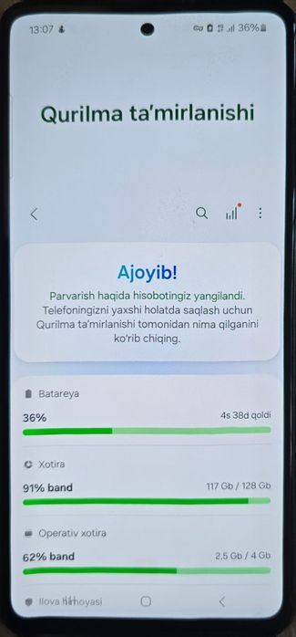 Samsung galaxy a52