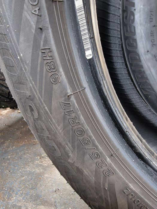 Anvelope 225/50R17 marca Bridgestone, M+S, DOT 2019