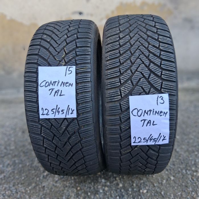 2×225/45/17M+S.CONTINENTAL.Stare excelenta.
