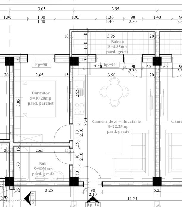 Apartament 2 cam et 1, credit, noua casa, direct dezvoltator HLINCEA