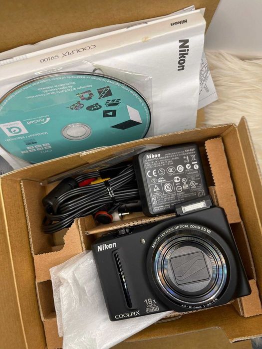 Новый фотоаппарат Nikon CoolPix S9100 Доставка бесплатная Капсула врем