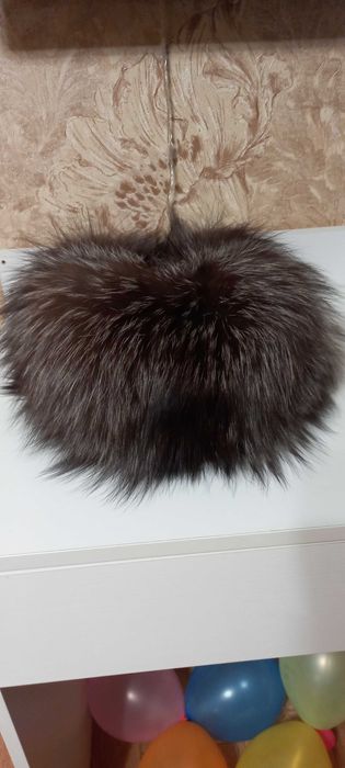 шапка  кубинка, чернобурка