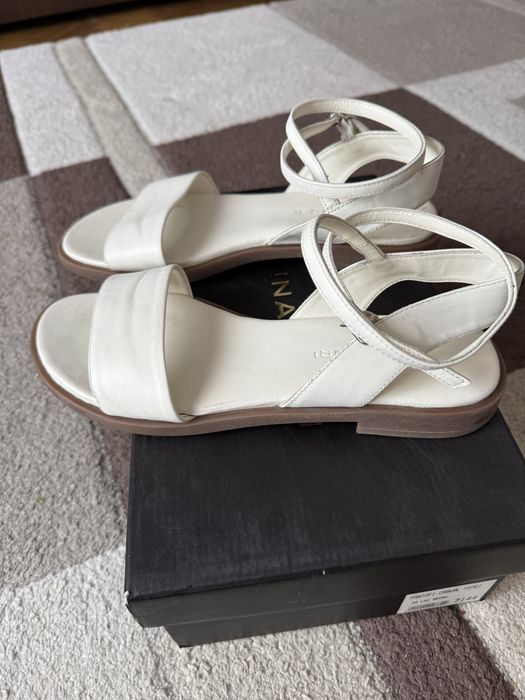 Sandale din piele naturala Anna Cori