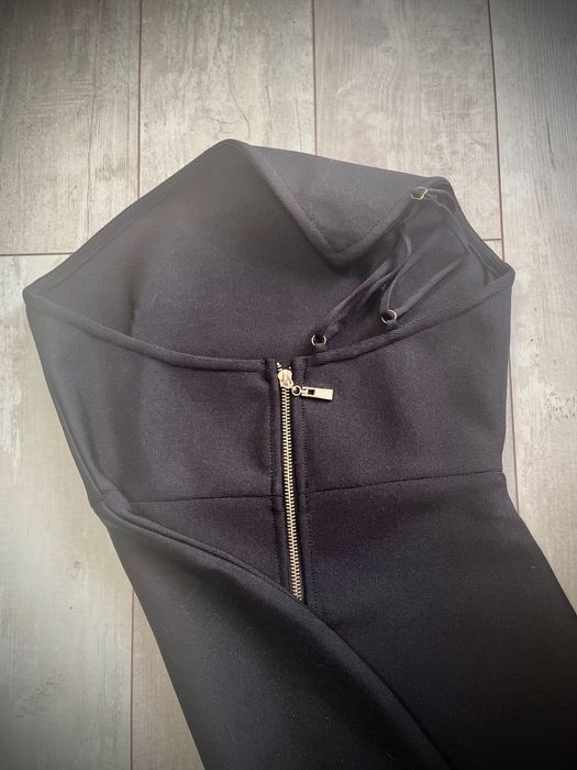 Нова черна бандажна рокля S M