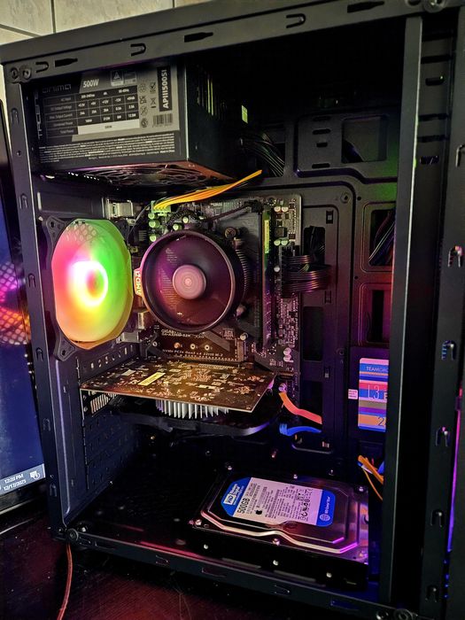 Unitate PC Gaming Ryzen 5 3400 video 4GB GTX 1050TI 16GB RAM SSD