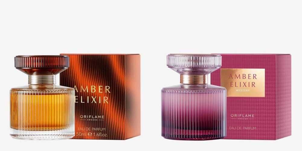 Apă de parfum Amber Elixir clasică / Mystery, 50 ml, sigilate