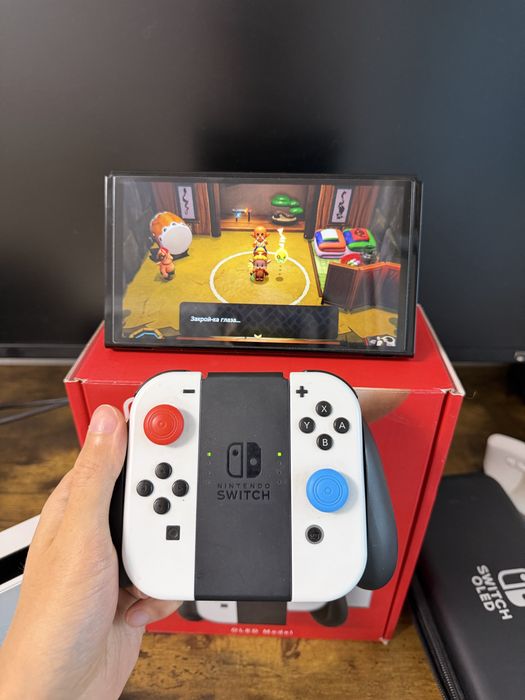 Nintendo Switch Oled (64+128gb) в отличном состоянии