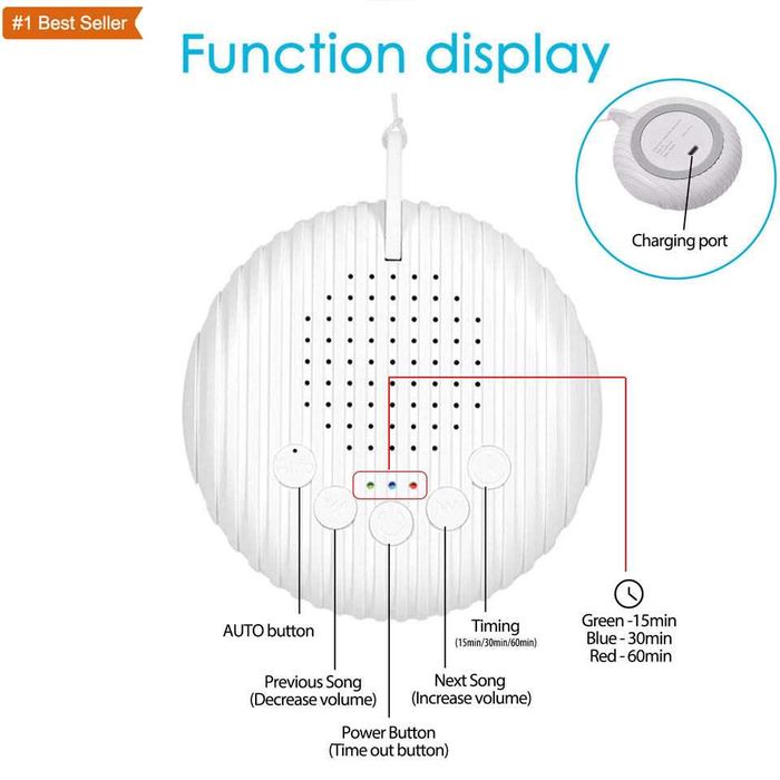 Dispozitiv sunete albe – somn liniștit bebe