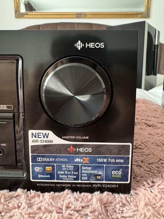 Sistem audio receiver Denon AVR-X2400H + boxe Definitive Technology