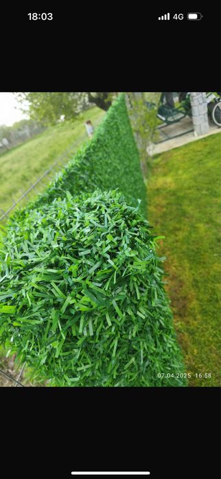 Vand Plasa Gard Viu Artificial