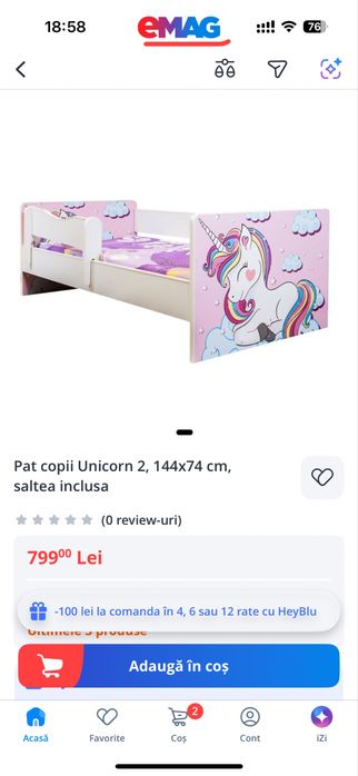 Vand patut copii unicorn