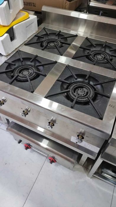 Газовая и электро плита нержавейка оборудования