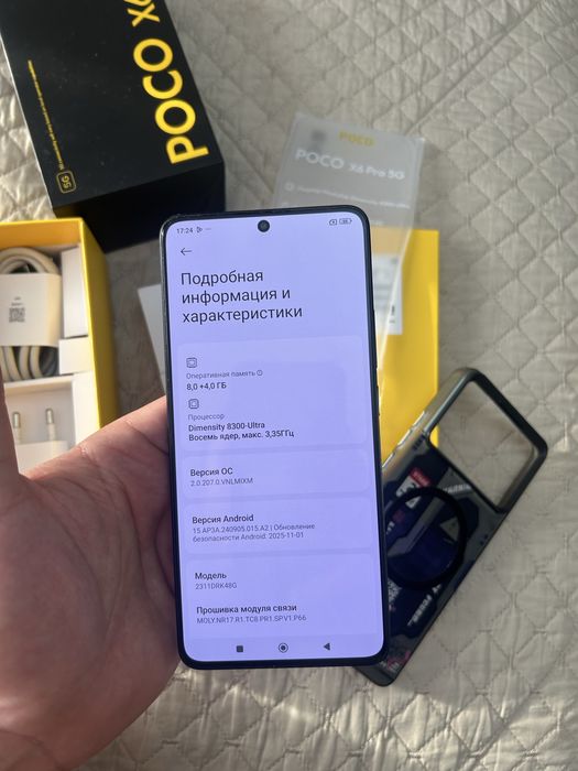 Poco X6pro 5G 12/256gb