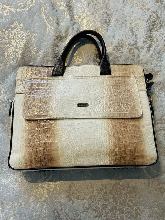 Бизнес чанта Pipozzo от естествена кожа