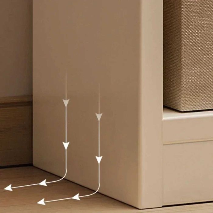 Bibliotecă cu 6 rafturi deschise, cadru lemn – alb/stejar negru