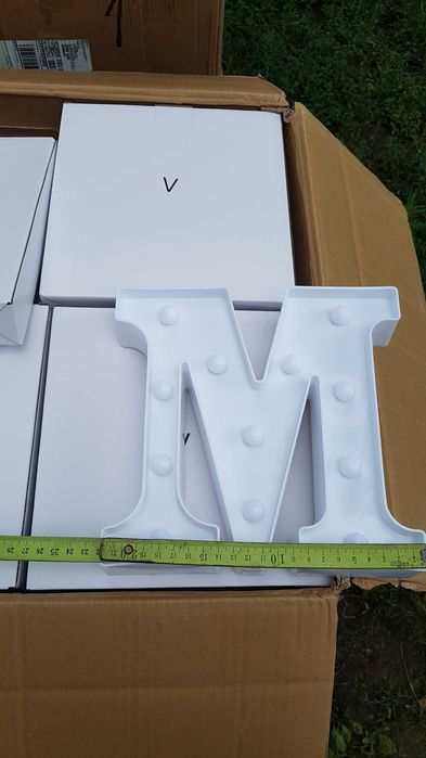 Litere Volumetrice Luminoase Smart Cu Leduri si Telecomanda