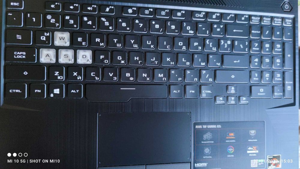 Продавам Asus TUF Gaming A15
