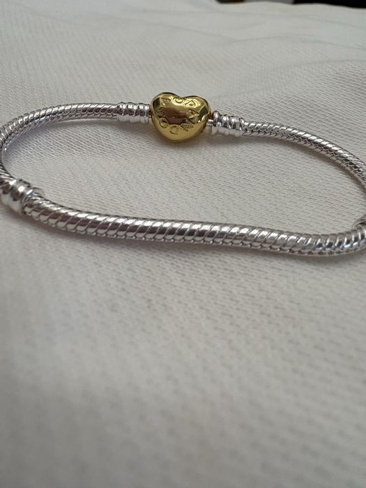 Bratara Pandora 16 cm noua Aurie