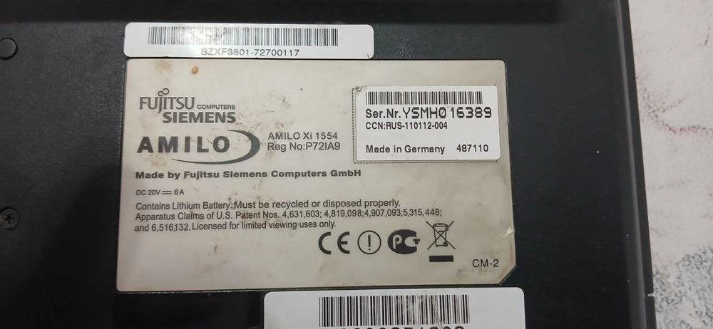 продаю Ноутбук  Fujitsu-Siemens старый