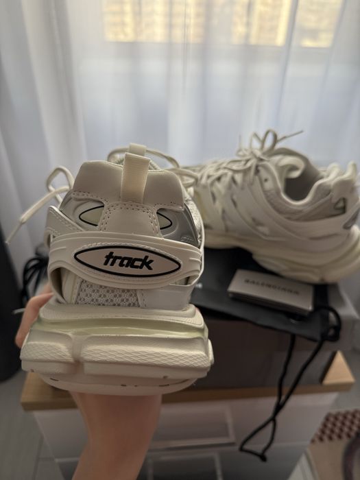 Adidasi Balenciaga Track White/Albi / Premium