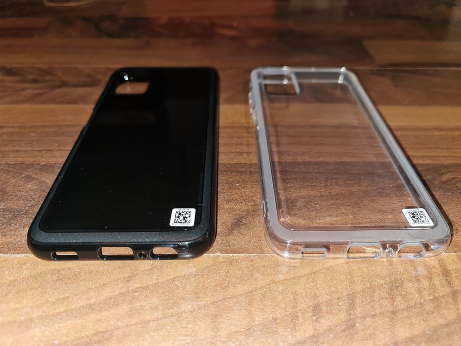 Husa silicon originala Samsung Soft Clear Cover Galaxy A03s set 2 buc