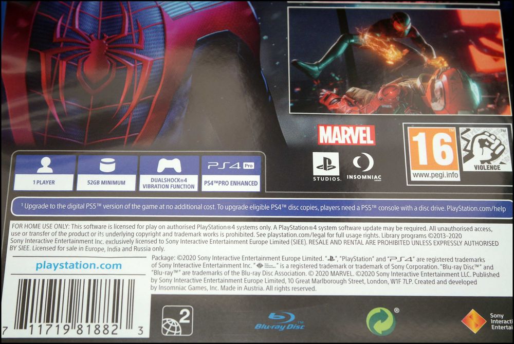 Spiderman Miles Morales Playstation 4 Spider Man Spider-Man PS4