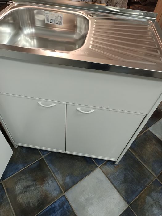 Нов кухненски шкаф с мивка 80/50 от ПВС