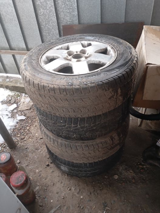 Титановый диск от тайоты с резиной