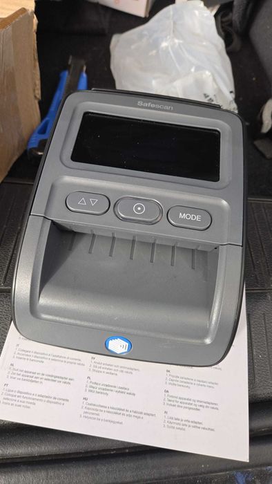 Detector Automat de Bancnote False Safescan 155-SX Special Edition - Ca Nou, Full Box (Cu Baterie LB-105 Inclusă)