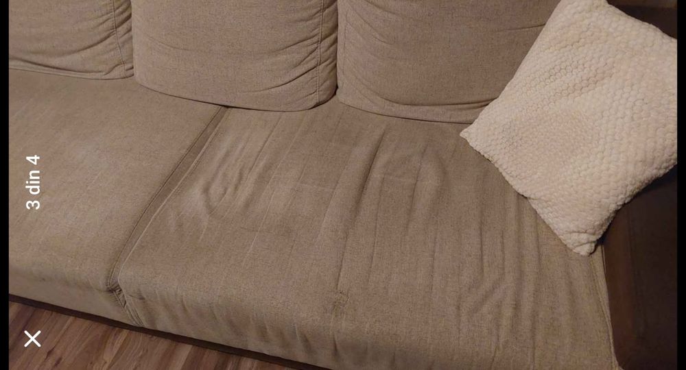Coltar living   culoare bej+maro