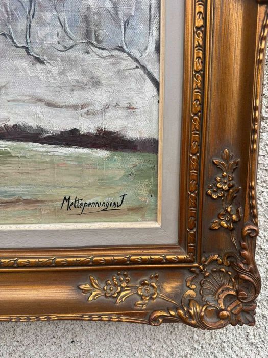 Tablou în ulei pe pânză semnat Mettepenningen J.