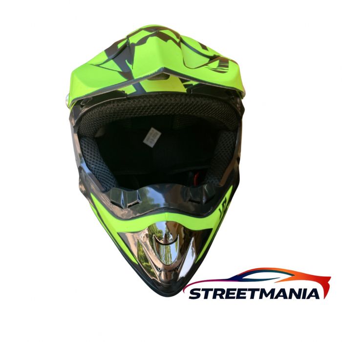 Нова каска крос FOX Л / Кросова каска L мотор мото мотокрос