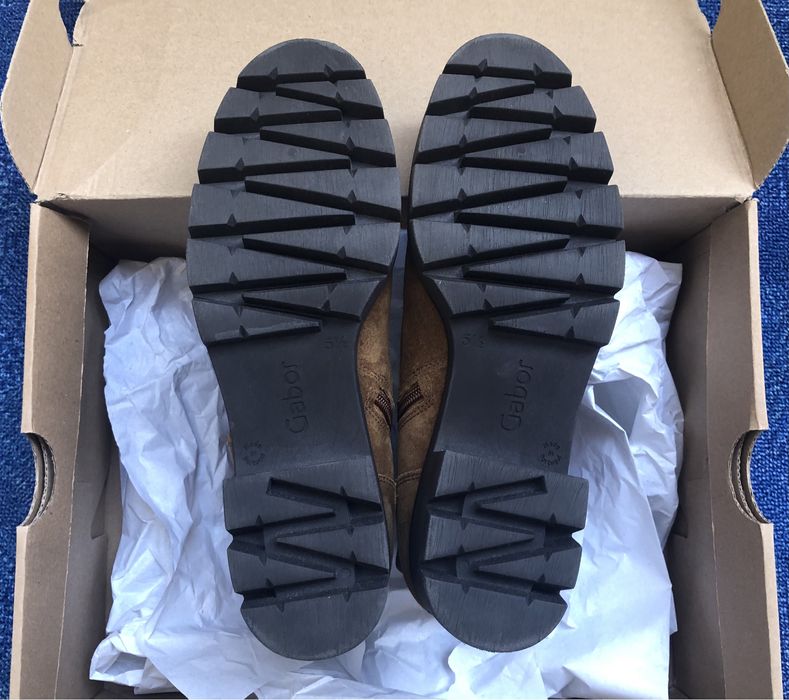 Gabor ОРИГИНАЛНИ дамски боти/естествен велур - 38,5/25см