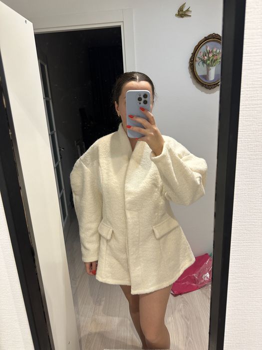 Пиджак пальто жакет новый M L