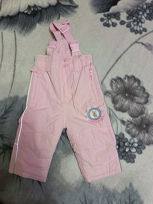 Тёплые штаны на девочку год на рост 80 см