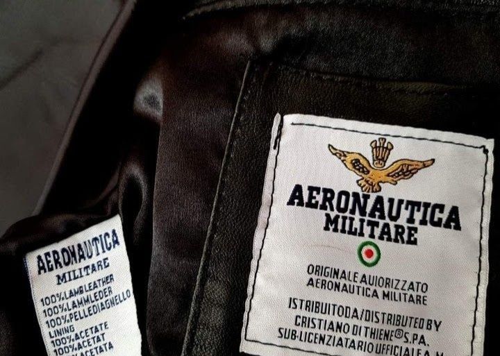Geaca Aeronautica Militare (tip aviator),piele naturala 100%