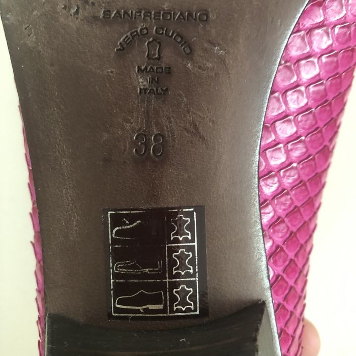 Pantofi piele de sarpe - snake
