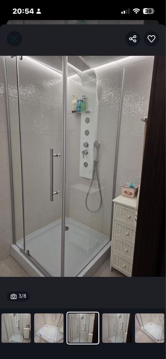 Душевая кабина размер 120/120