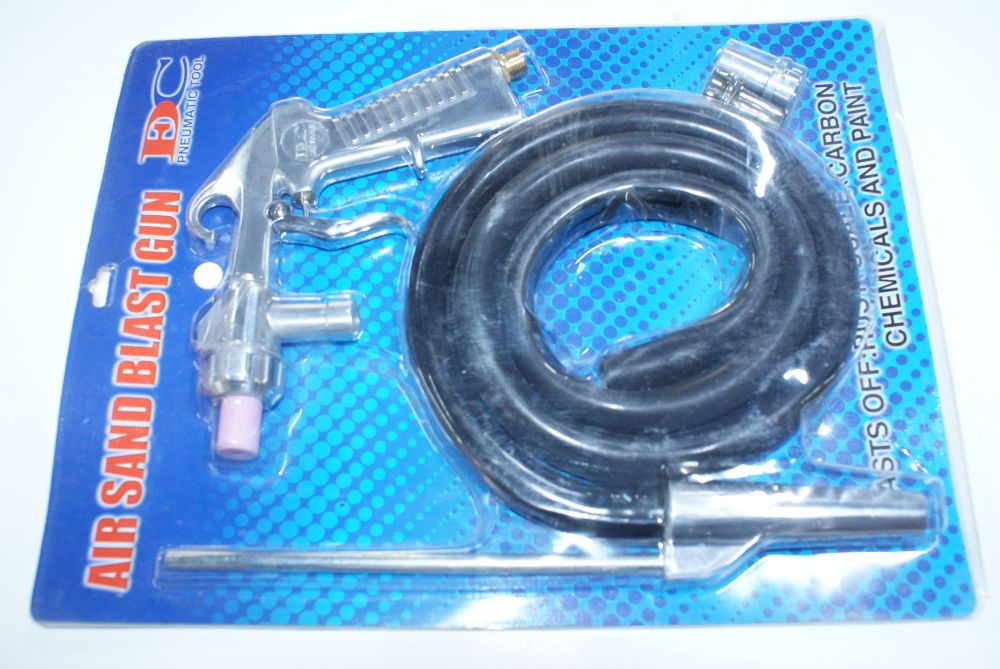 Пистолет пневматичен за пясък с маркуч, пясъкоструйка