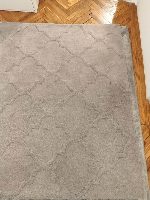 Covor simplu bej 230x150, gros