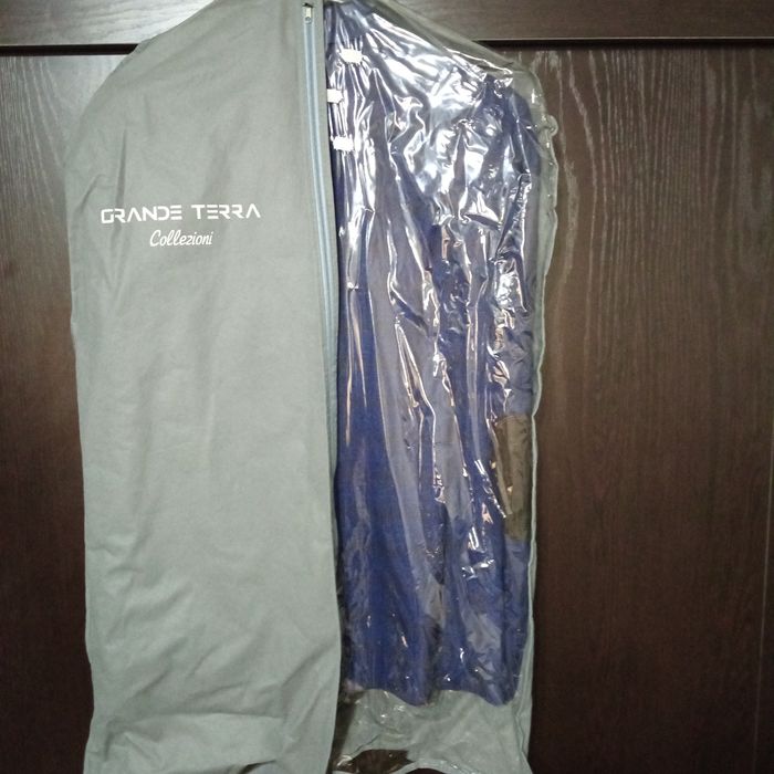 Пиджак синий с заплатками