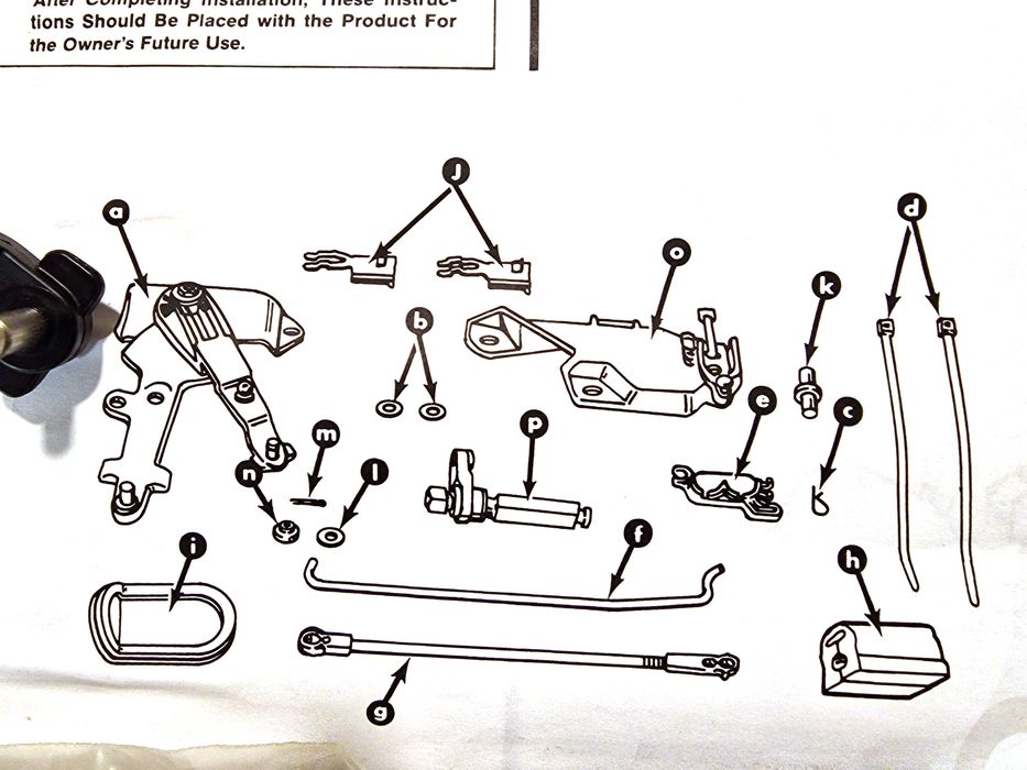 Mercury 6/8/9.9/15 к.с. | К-т за монтаж на дистанционно управление