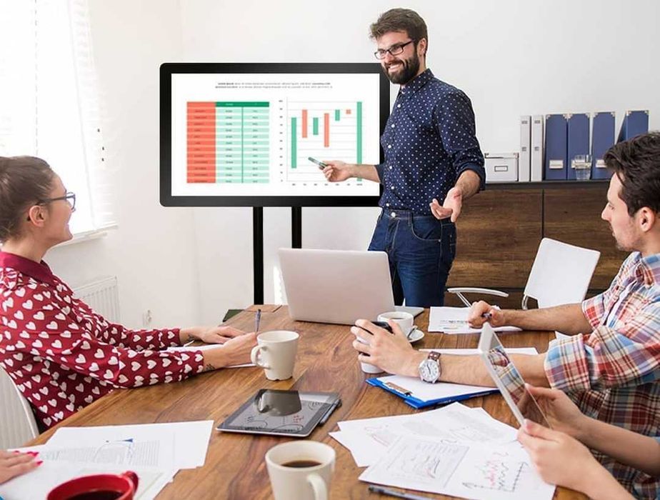 Интерактивная 65" панель — Всё для офиса и онлайн-встреч