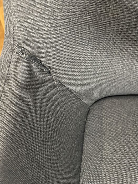 Люлеещ стол NEBEL светлосин текстил