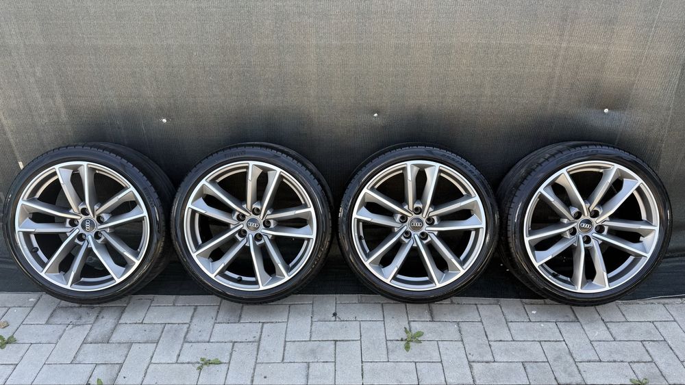 Jante originale Audi A5 S5, Audi Sport 19” cu anvelope Pirelli P Zero Run Flat
